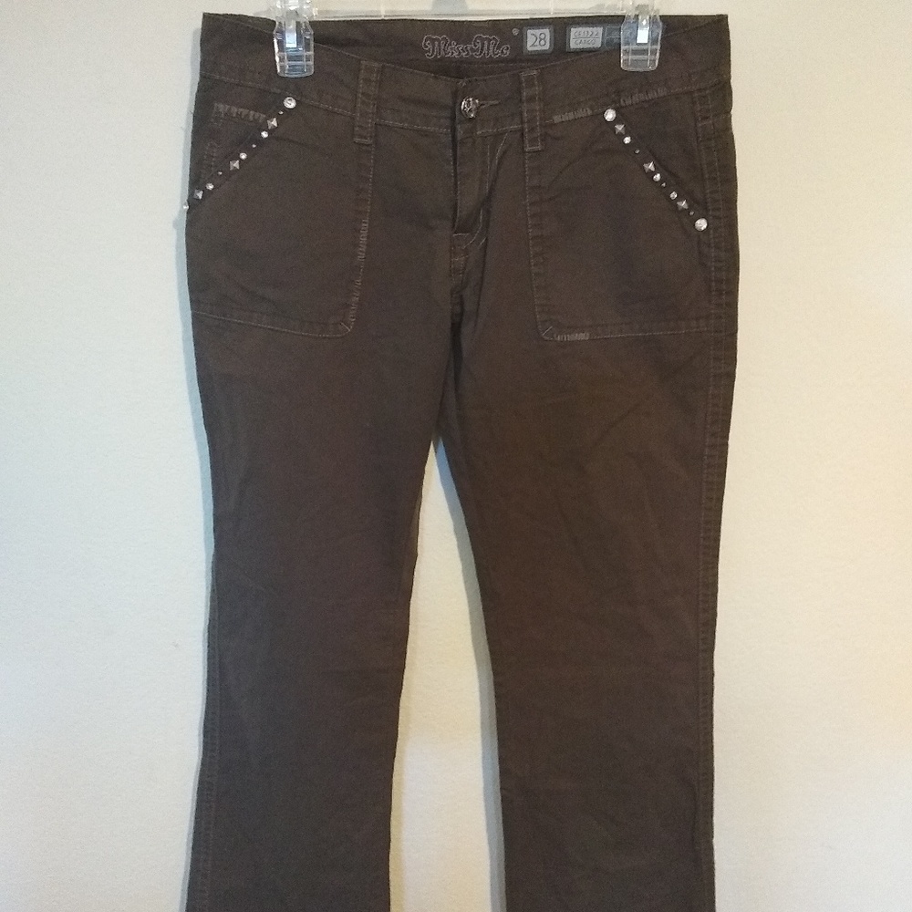 Miss me brown cargo pants